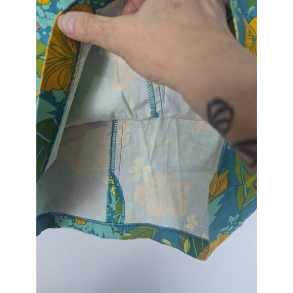 Vintage Willi Smith Y2K 90's Mini Skirt Tropical Floral Pattern Retro Inspired - Picture 6 of 7